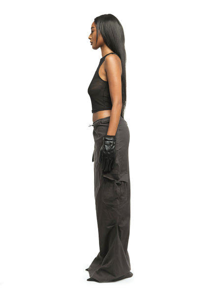 CARGO SKIRT IN CHARCOAL